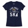 Live Free and Ski New Hampshire T-Shirt