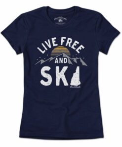 Live Free and Ski New Hampshire T-Shirt