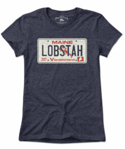 Maine Lobstah License Plate T-Shirt
