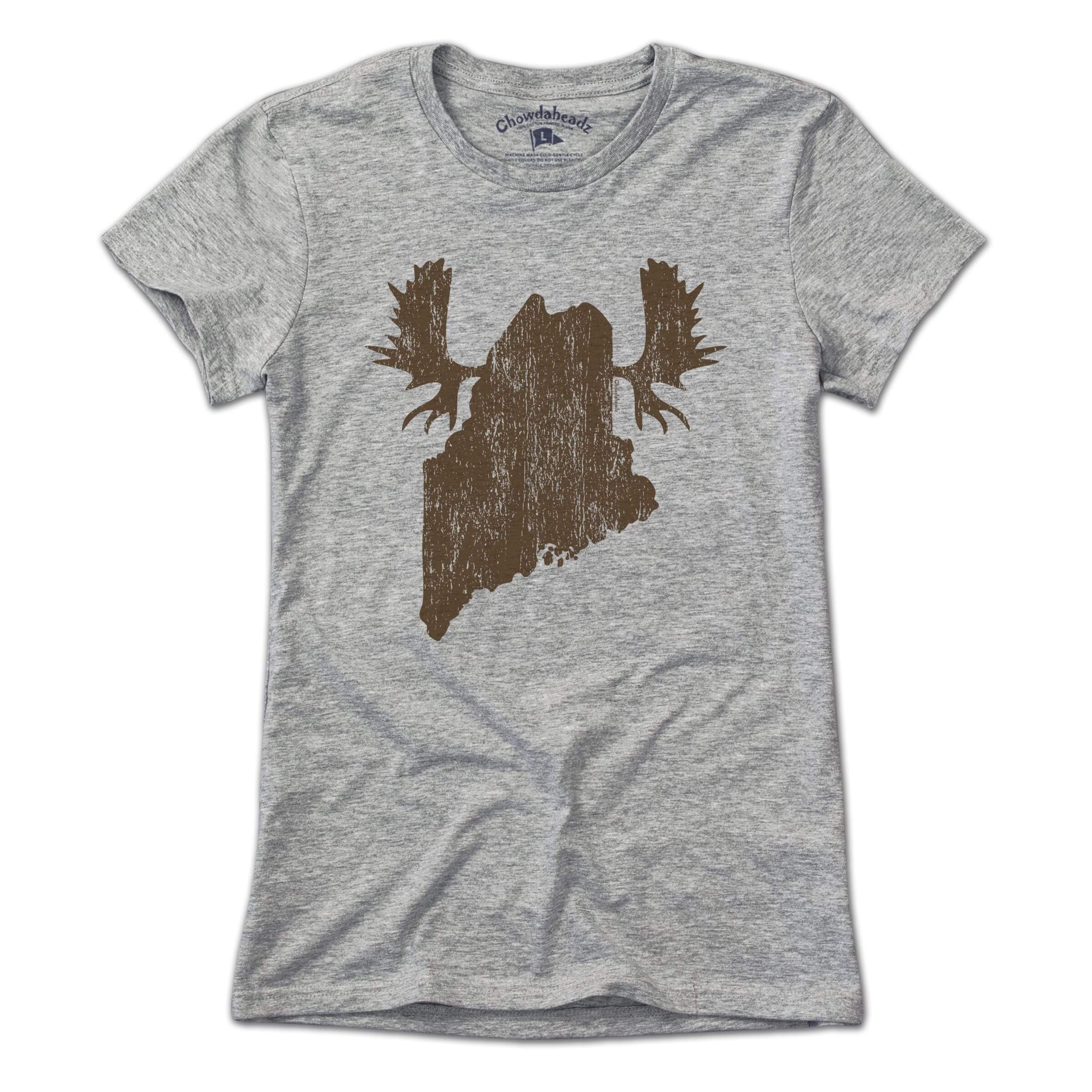 Maine Moose Antlers T-Shirt Maine Moose Antlers T-Shirt