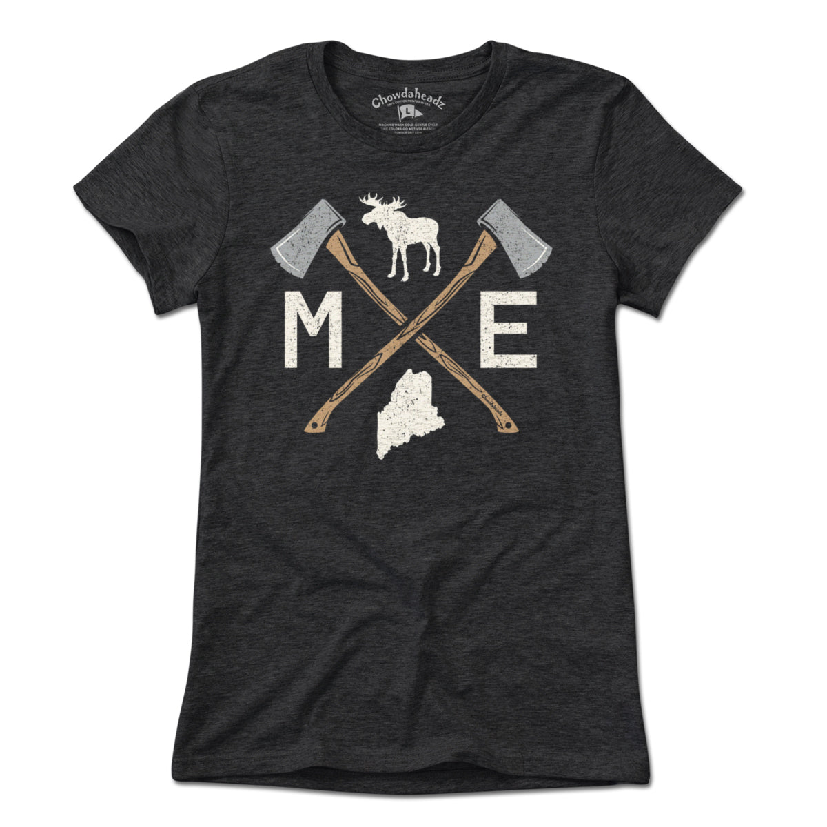 Maine Moose Axed Out T-Shirt Maine Moose Axed Out T-Shirt