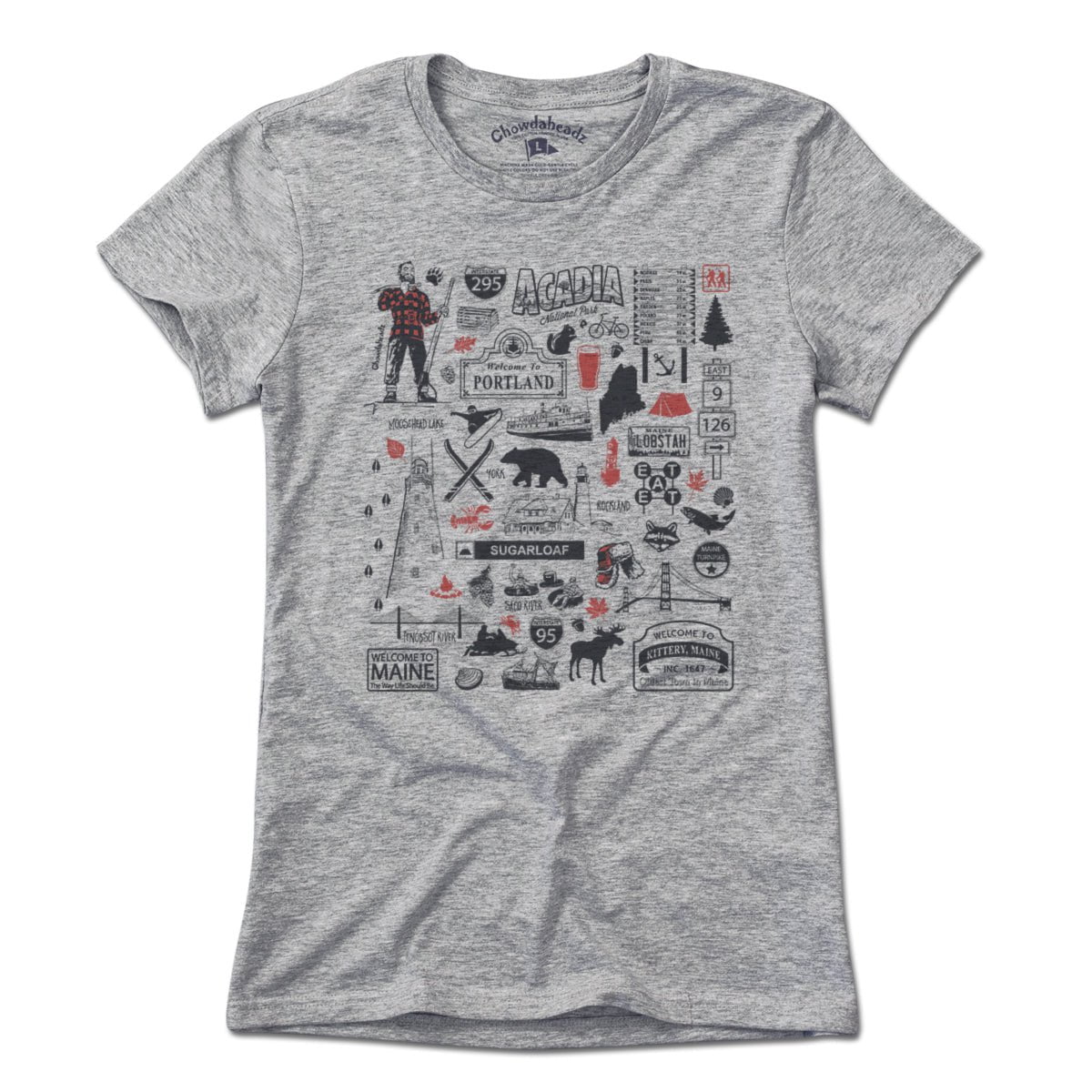 Maine Tourist Attraction T-Shirt Maine Tourist Attraction T-Shirt