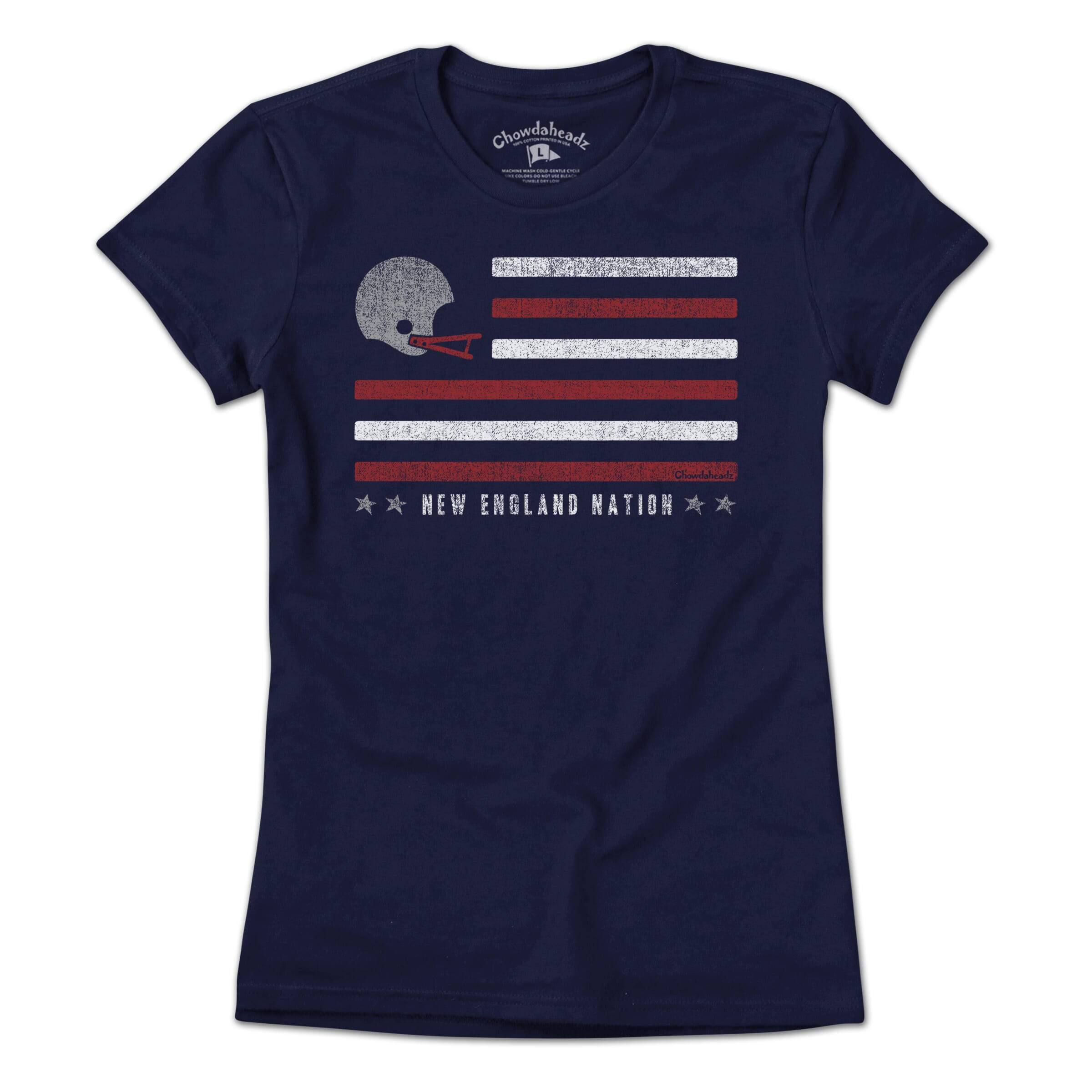 New England Flag Football T-Shirt New England Flag Football T-Shirt