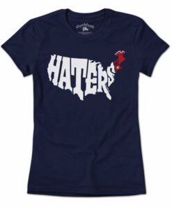 New England Haters Map T-Shirt