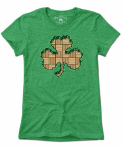 Smashed Shamrock Parquet T-Shirt