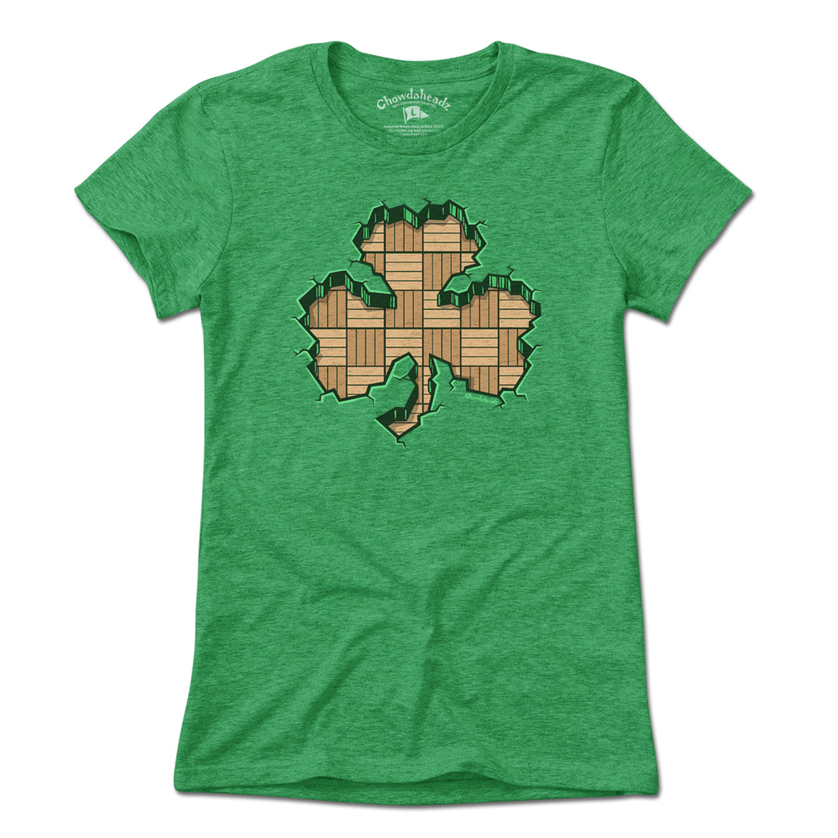 Smashed Shamrock Parquet T-Shirt Smashed Shamrock Parquet T-Shirt