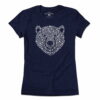Snowflake Polar Bear Face T-Shirt