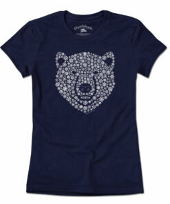 Snowflake Polar Bear Face T-Shirt