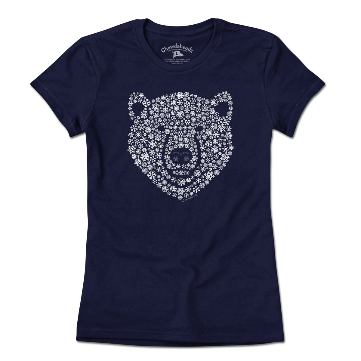 Snowflake Polar Bear Face T-Shirt Snowflake Polar Bear Face T-Shirt