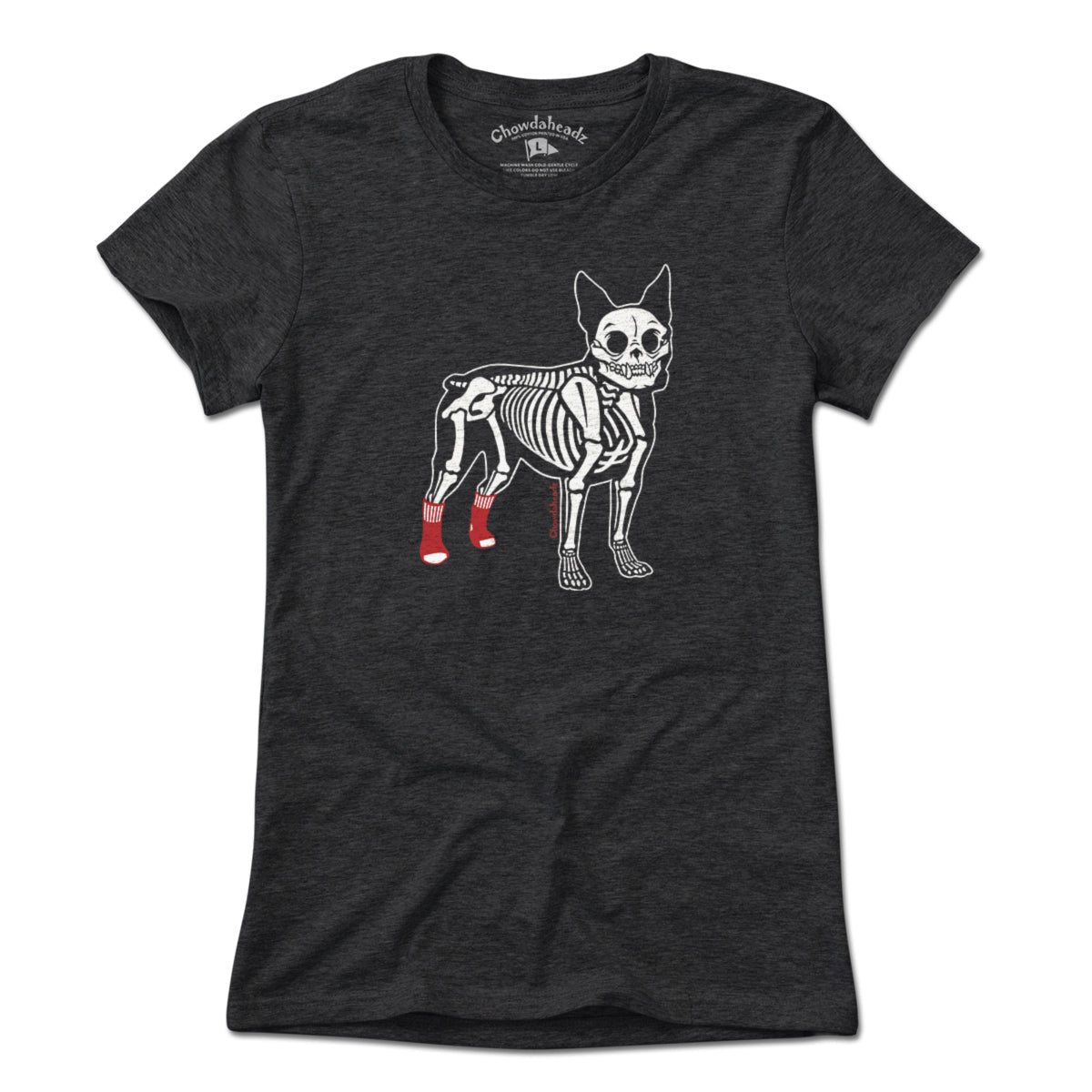 Socks On Boston Terrier Skeleton T-Shirt Socks On Boston Terrier Skeleton T-Shirt