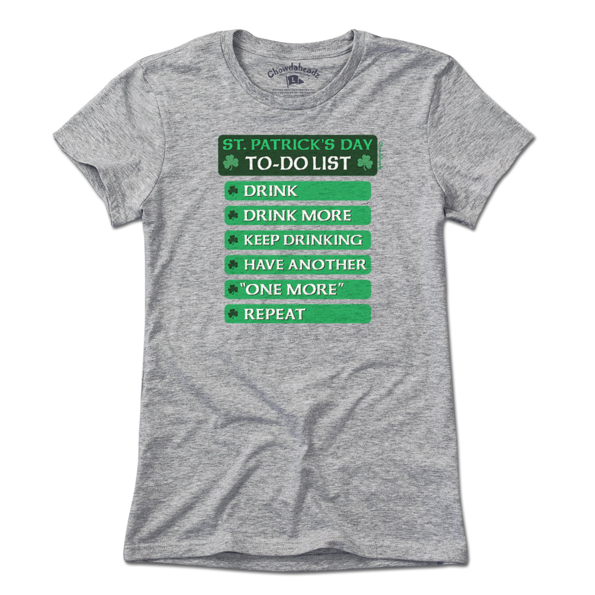 St. Patrick's Day To-Do List T-Shirt St. Patrick's Day To-Do List T-Shirt