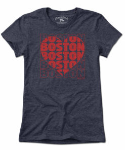 Stacked Boston Heart T-Shirt