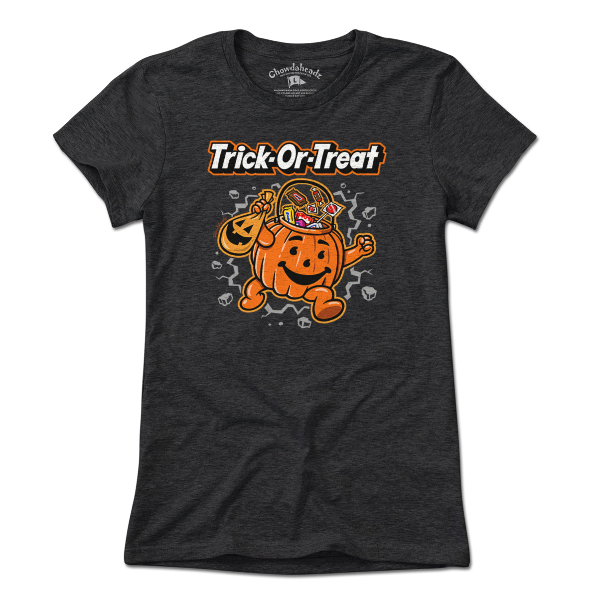 Trick-Or-Treat Pumpkin Man T-Shirt Trick-Or-Treat Pumpkin Man T-Shirt
