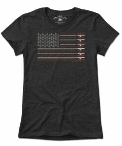USA Fishing Flag T-Shirt