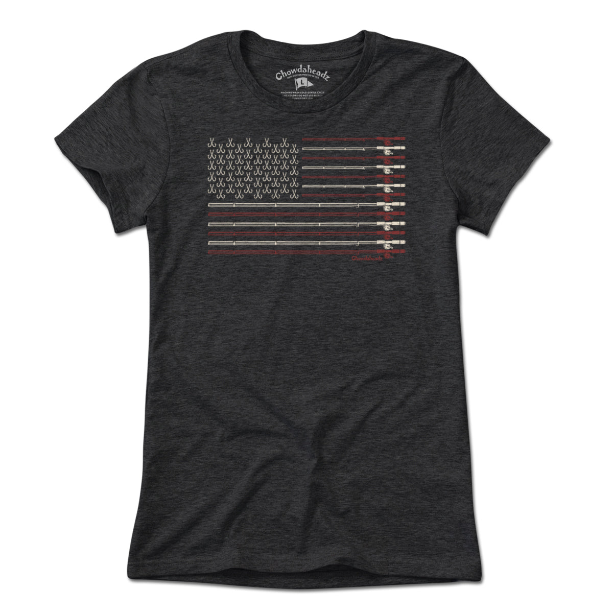 USA Fishing Flag T-Shirt USA Fishing Flag T-Shirt