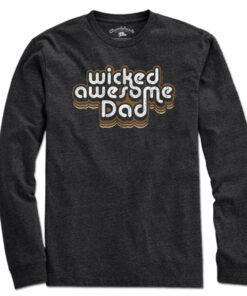 Wicked Awesome Dad Retro T-Shirt