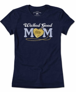 Wicked Good Mom Heart Pendant T-Shirt