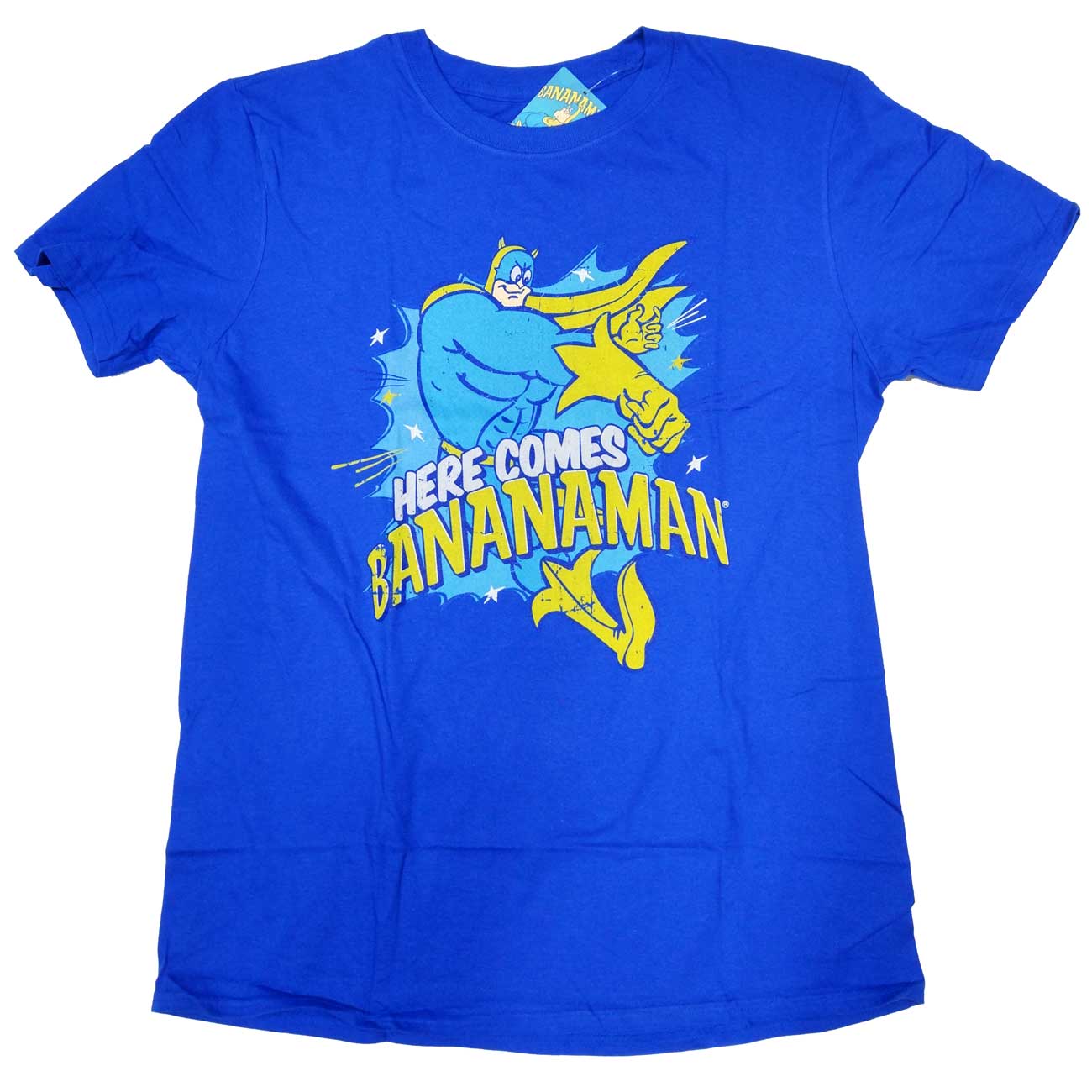 Bananaman T Shirt - Here Comes Bananaman Bananaman T Shirt - Here Comes Bananaman