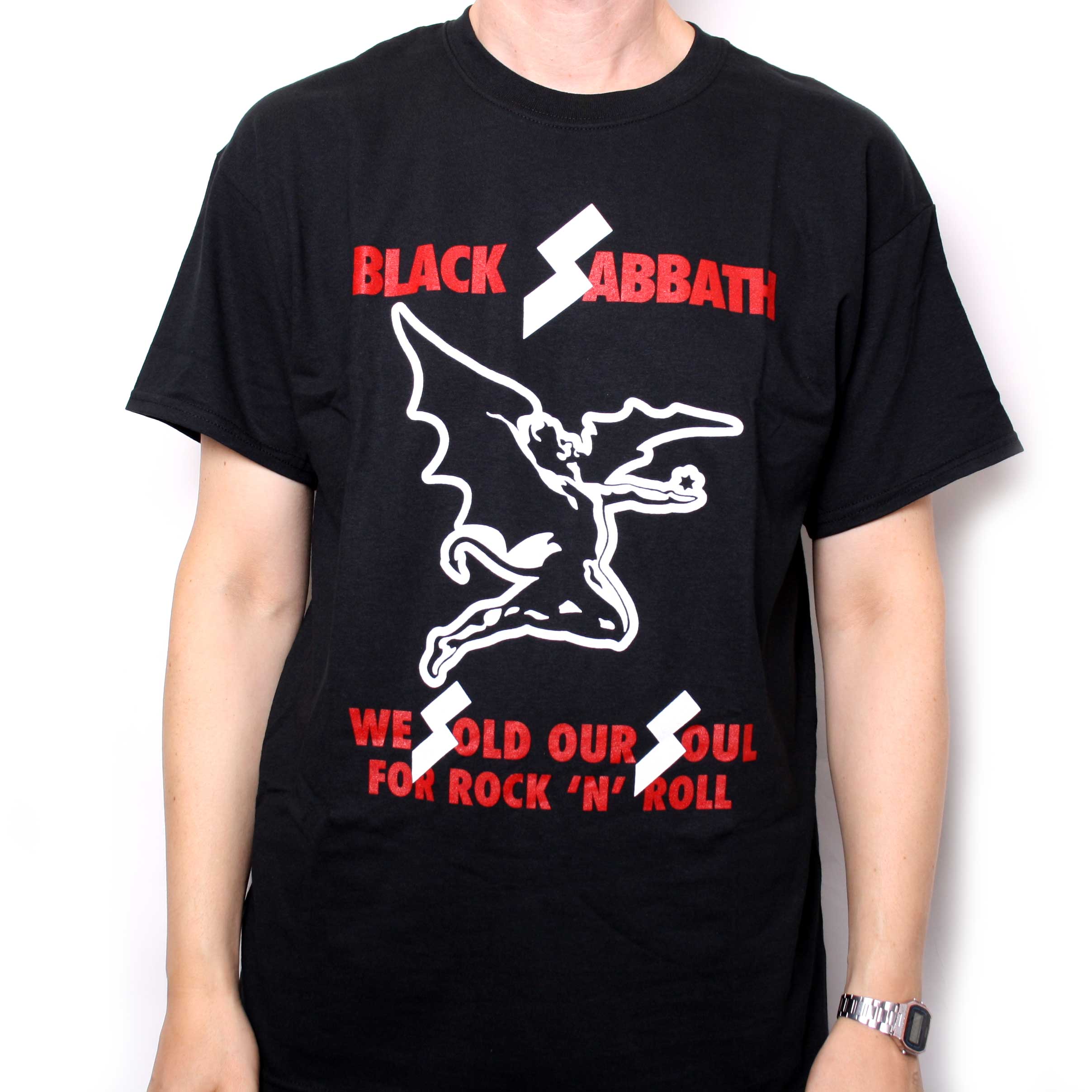 Black Sabbath T Shirt - We Sold Our Soul For Rock & Roll Black Sabbath T Shirt - We Sold Our Soul For Rock & Roll