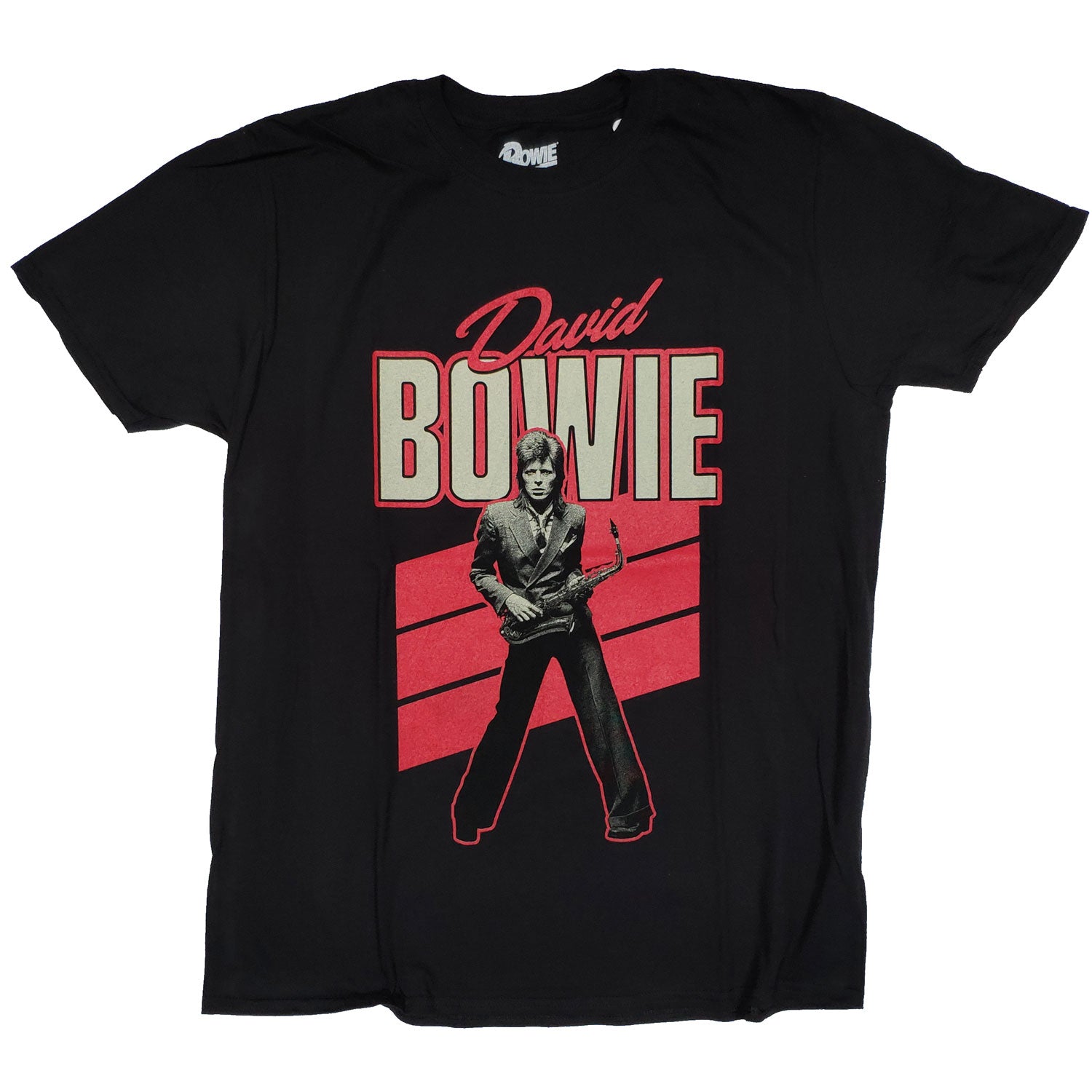 David Bowie T Shirt - Bowie Sax David Bowie T Shirt - Bowie Sax