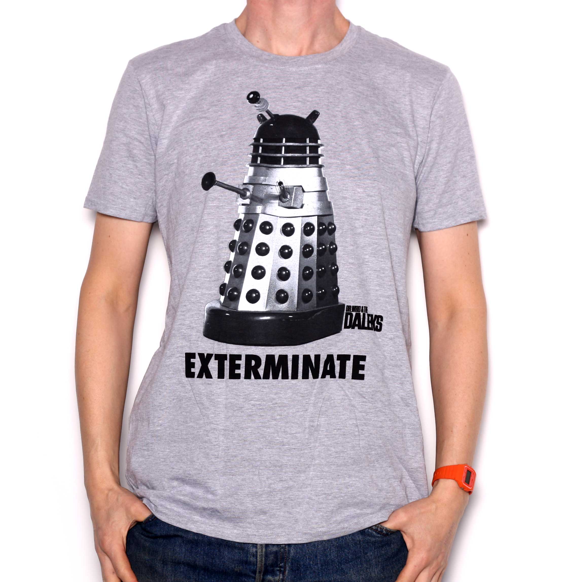 Dr Who T Shirt - Dalek Exterminate Dr Who T Shirt - Dalek Exterminate