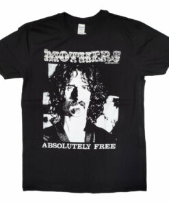 Frank Zappa T Shirt – Absolutely Free Black & White Cover