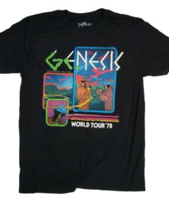 Genesis T Shirt – Then There Were Three Tour 78 Retro