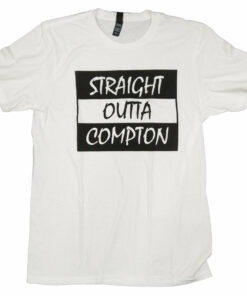 N.W.A T Shirt – Straight Outta Compton White Box Logo