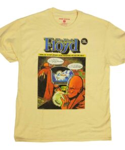 Pink Floyd T Shirt – 1975 Comic Book Dark Side Tour Programme