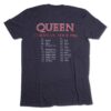 Queen T Shirt – 1984 The Works Tour With Backprint